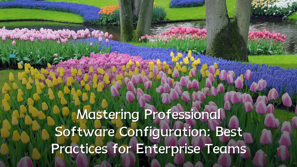 Mastering Professional Software Configuration: Best Practices for Enterprise Teams